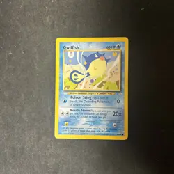 Qwilfish 49/64 - Neo Revelation - Vintage WOTC POKEMON Card - UNLIMITED D1 - Image 1