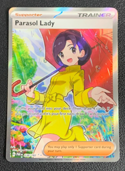 Parasol Lady 238/182 Paradox Rift Full Art Ultra Rare Pokemon TCG Card NM - Image 1