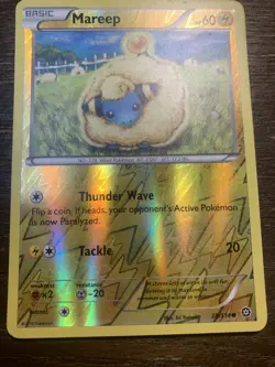 Mareep 38/114 XY-Steam Siege Reverse Holo TCG Pokemon Card - Image 5