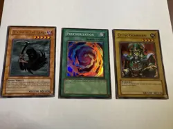 Yugioh LOB-059 Card Lot 1st Edition Polymerization Unlimited Ed Celtic Guardian - Image 1