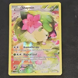 Shaymin Pokemon X&Y Black Star Promo XY115 Full Art NM-MT Clean Card Near Mint - Image 1
