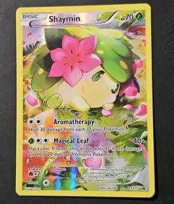 Shaymin Pokemon X&Y Black Star Promo XY115 Full Art NM-MT Clean Card Near Mint - Image 3