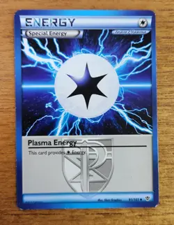 Uncommon Plasma Energy Pokemon Energy Card, Plasma Blast Set 91/101 - Image 1