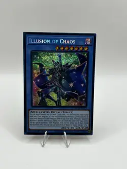 Yu-Gi-Oh Illusion of Chaos MP23-EN017 Prismatic Secret Rare 1st Ed NR-Mint - Image 1