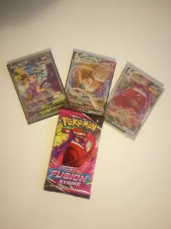 Pokemon TCG Fusion Strike Booster Pack - 10 Cards 820650809163 - Image 1