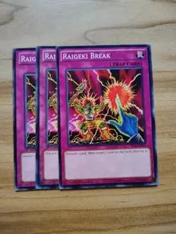 Yu-Gi-Oh - Raigeki Break 3X - Full Playset - Image 1