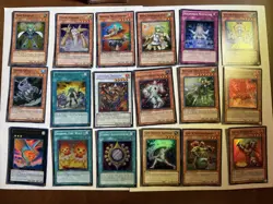 Old Yugioh Holo 28 Card Lot Unplayed HA05 GENE PHSW many 1st editions - Image 1