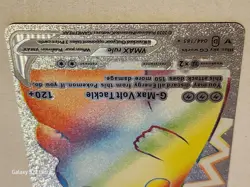Pikachu VMAX Gold Foil Textured Rainbow Edition Display Card NM/M - Image 2