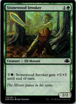Magic the Gathering Stonewood Invoker Dominaria Remastered Foil x1 MTG - Image 1
