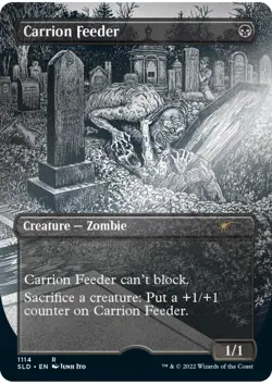 junji ito mtg secret lair FOIL ETCHED MTG Factory Sealed New 1x EN English - Image 3