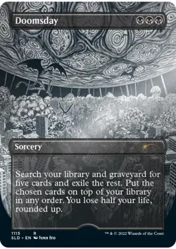 junji ito mtg secret lair FOIL ETCHED MTG Factory Sealed New 1x EN English - Image 4