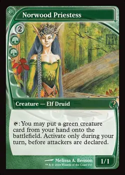 Norwood Priestess (Future Sight) - Mystery Booster 2 - R - #211 - NM - Image 1