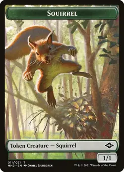 Squirrel Token [Modern Horizons 2] MTG - Image 1