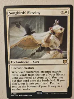 MTG l Songbirds' Blessing | Rare | (NM) WOC #7 - Image 1