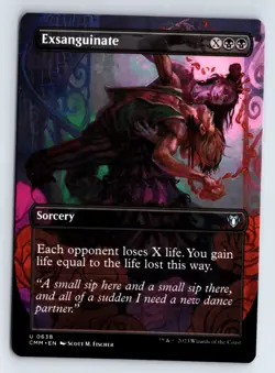 Exsanguinate (Borderless) -Commander Masters - Image 1