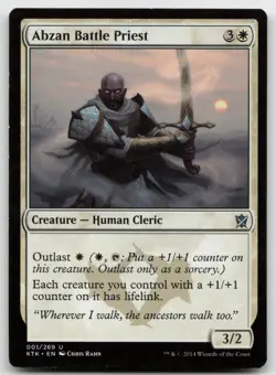 MTG Abzan Battle Priest U Khans of Tarkir 1 LP - Image 1