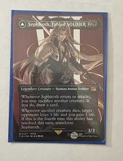 Sephiroth, Fabled SOLDIER Borderless Surge Foil 0527 Final Fantasy Foil - Image 5