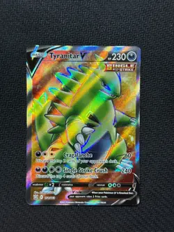 Tyranitar V 154/163 Full Art Battle Styles Pokemon English Near Mint - Image 1