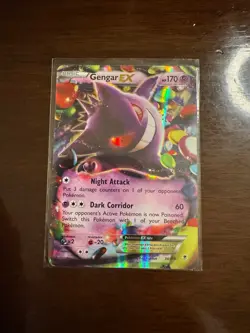 Gengar EX 34/119 XY - Phantom Forces Holo Pokemon TCG 2014 - Image 1