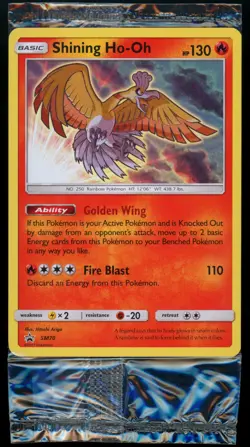 2017 Pokemon Sealed Promo Shining Ho-Oh Holo - #SM70 - Image 1
