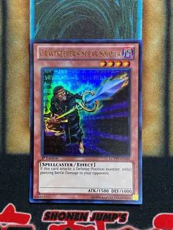Yugioh Gravekeeper’s Spear Soldier LCYW-EN185 Ultra Rare 1st Ed NM - Image 1