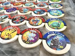 Pokemon Battrio Coin Lots 49 with Case & Memory Key Arcade Game Item in Japan - Image 3