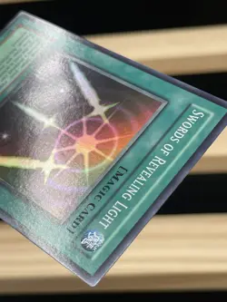 Yugioh Asian English - Swords of Revealing Light LOB-101 1st Edition LP EX - Image 5