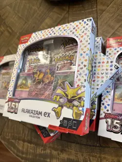Pokemon TCG Scarlet and Violet - 151 Alakazam ex Collection Box - 4 Packs 820650855269 - Image 3