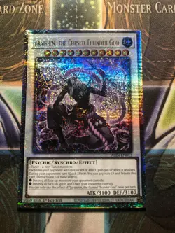 *** JURAISHIN, THE CURSED THUNDER GOD *** QUARTER CENTURY ALIN-EN043 YUGIOH! - Image 1