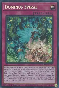 YuGiOh Dominus Spiral Secret Rare 1st Edition NM (DOOD) - Image 1