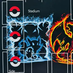 Charizard Pokemon Playmat W/ Zones Trading Card Game Play Mat - Image 4