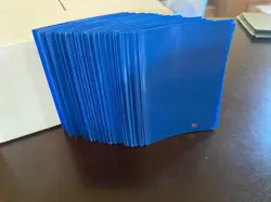 110 + Ultra Pro Standard Card Sleeves Deck Protector - Blue - Image 2