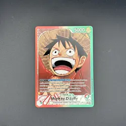 Monkey D. Luffy One Piece TCG OP13-001 Alt Art Leader AA Card Game CCG English - Image 1