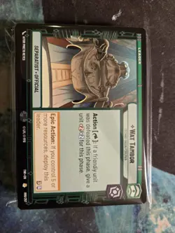 Wat Tambor- TOURNAMENT READY TO PLAY STAR WARS UNLIMITED STARTER DECK CARD GAME - Image 2