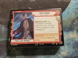 Mace WINDU - TOURNAMENT READY TO PLAY STAR WARS UNLIMITED STARTER DECK CARD GAME - Image 2