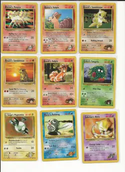 Pokemon TCG Gym Heroes 22 Card Lot - Image 1
