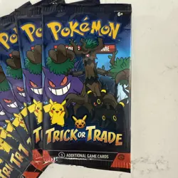 11 Packs Pokemon TCG Trick or Trade Booster Packs 2024 Halloween Card Lot Bundle - Image 2