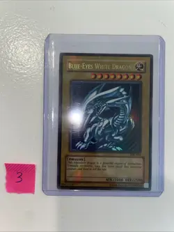 2002 Blue-Eyes White Dragon SDK-001 Unlimited - LP - Image 1
