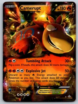 Camerupt EX 29/160 XY - Primal Clash NM Pokemon Card TCG - Image 1