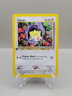 Pokemon TCG Togepi 51/111 1st Edition Neo Genesis Non-Holo Pokemon Card - Image 1
