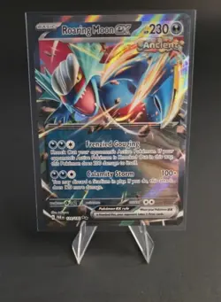Roaring Moon ex 124/182 Paradox Rift Double Rare Pokemon Card Mint - Image 1