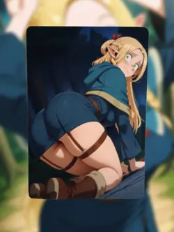 Marcille Donato Delicious in Dungeon Anime Waifu Sexy Doujin Lewd Hentai Card - Image 1