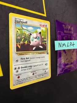 Pokemon Card Jigglypuff WOTC Black Star Promo #7 2000 99 💎NM LP+💎 - Image 2