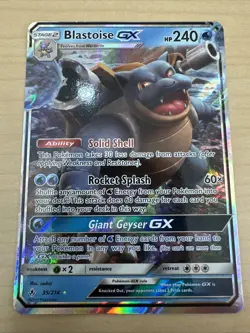 Blastoise GX 35/214 Unbroken Bonds Holo Pokemon TCG Card - Image 1
