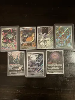 Pokemon Card Lot - 7 IR Cards Including Mega Evolution Set - Image 1