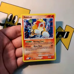 Pokemon Card Entei Secret Wonders Cracked Ice Holo Rare 4/132 card - Image 2