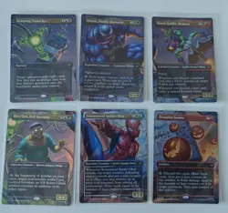 MTG Marvel Spider-Man Scene Box FOIL Card Set SPE 021, 022, 023, 024, 025, 026 - Image 1