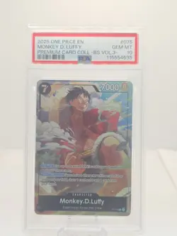 Monkey.D.Luffy - One Piece Premium Card Collection Vol. 3 - PSA 10 - Image 1