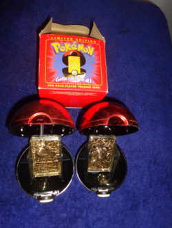 2 POKEMON #61 POLIWHIRL Burger King Gold-Plated Card Pokeball Card 1999 1 BOX - Image 2