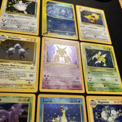 Vintage Pokemon Card Holo Rare Lot - Base Set 2 & Fossil 1999 Super clean!!! - Image 3
